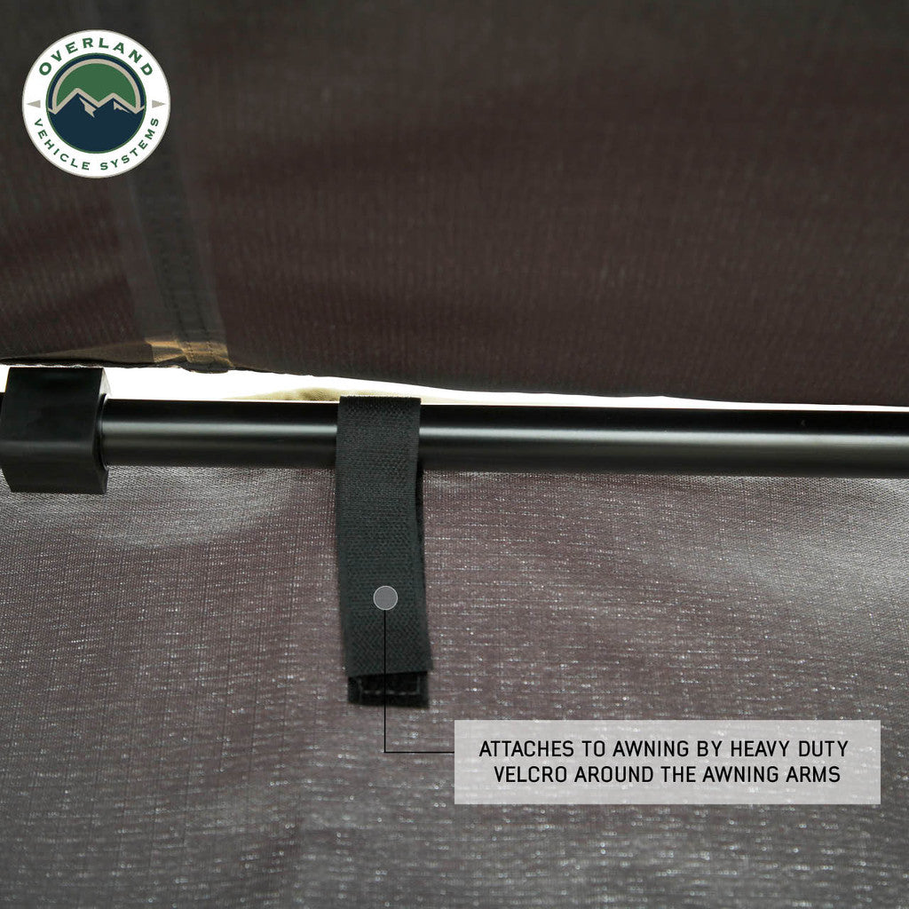 Overland Vehicle Systems Nomadic 6.5’ Awning Side Shade Wall