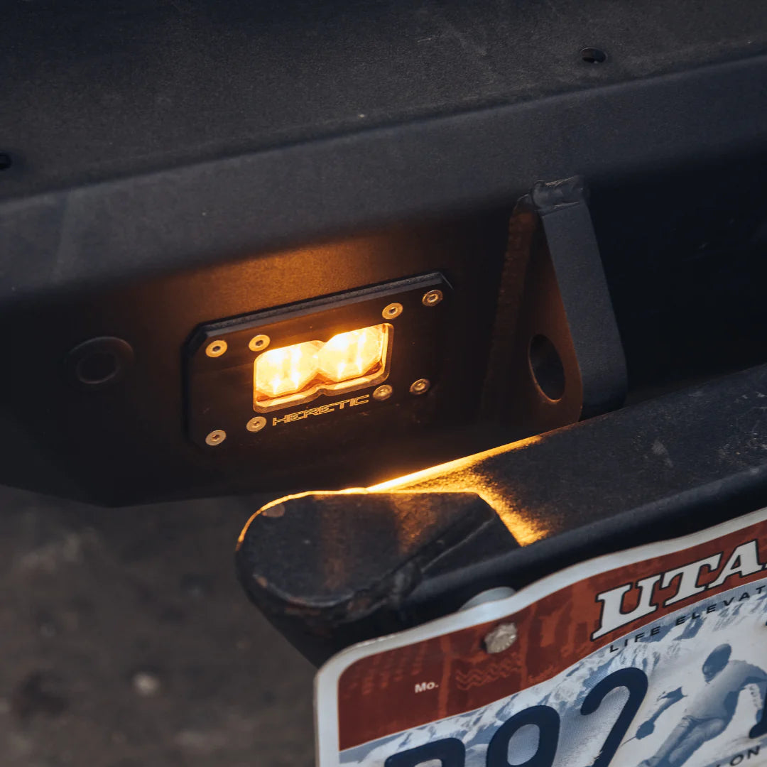 Heretic BA-2 Flush Mount Amber LED Pod Light