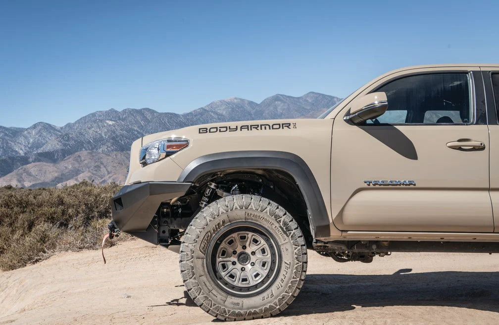 BODY ARMOR 4X4 TOYOTA TACOMA PRO SERIES FRONT WINCH BUMPER 2016-2023
