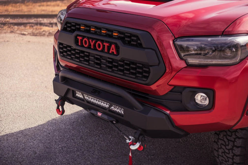 BODY ARMOR 4X4 TOYOTA TACOMA HILINE FRONT WINCH BUMPER 2016-2023