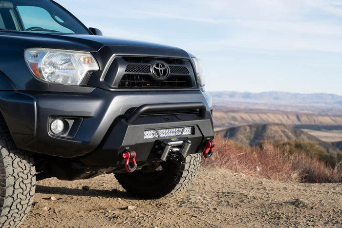 BODY ARMOR 4X4 TOYOTA TACOMA HILINE FRONT WINCH BUMPER 2012-2015
