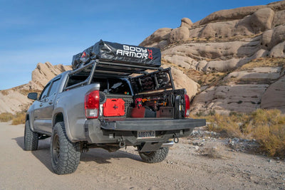 BODY ARMOR 4X4 TOYOTA TACOMA BED SIDE MOLLE SYSTEM (SINGLE UNIT) 2005-2023