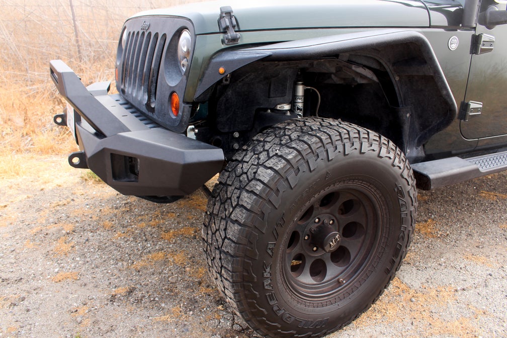 BODY ARMOR 4X4 JEEP WRANGLER JK/JL AND GLADIATOR JT ORION FULL-WIDTH FRONT BUMPER 2007-2023