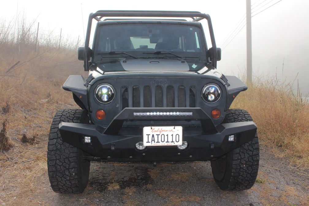 BODY ARMOR 4X4 JEEP WRANGLER JK/JL AND GLADIATOR JT ORION FULL-WIDTH FRONT BUMPER 2007-2023