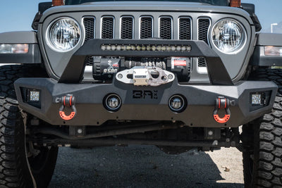 BODY ARMOR 4X4 JEEP WRANGLER JK/JL AND GLADIATOR JT ORION MID-WIDTH FRONT BUMPER 2007-2023