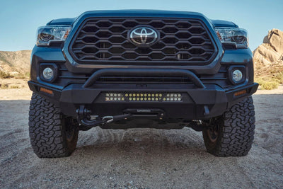 BODY ARMOR 4X4 TOYOTA TACOMA HILINE BUMPER HIGH CLEARANCE SIDE WINGS 2016-2023