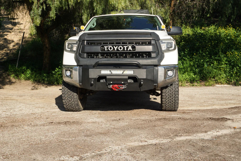 BODY ARMOR 4X4 TOYOTA TUNDRA HILINE FRONT WINCH BUMPER 2014-2021