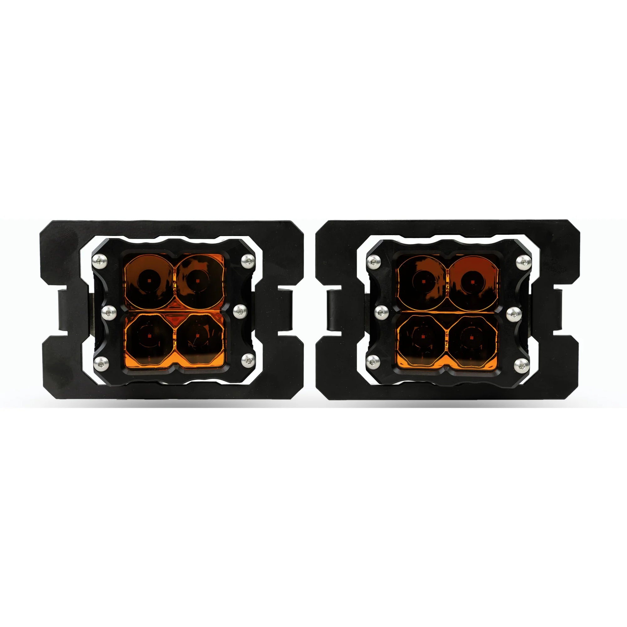 Heretic Ford F-250 And 350 Super-Duty (2017-2020) - LED Fog Light Kit - Amber Lens