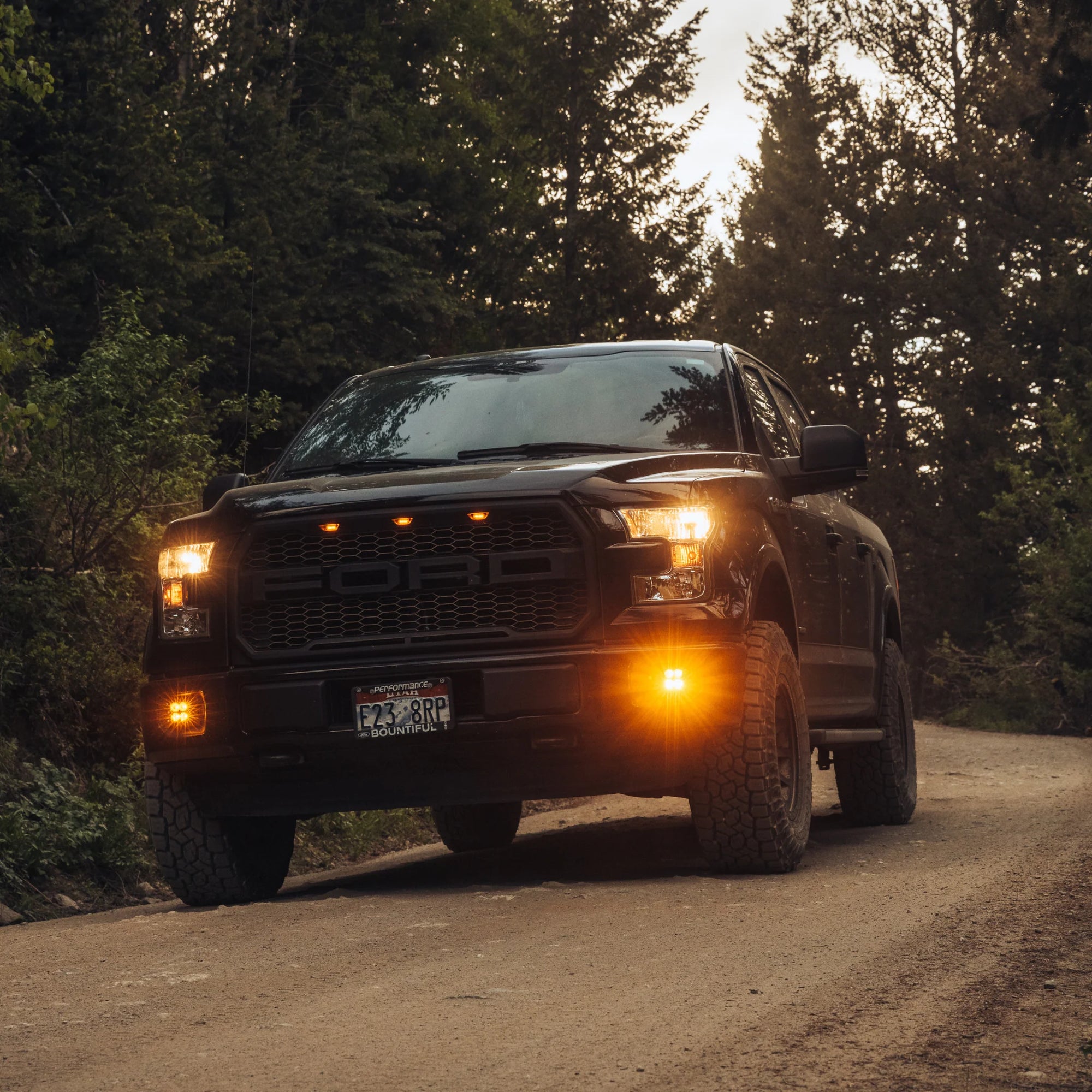 Heretic Ford F150 (2015+) - LED Fog Light Kit - Amber Lens