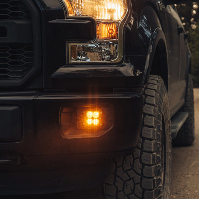 Heretic Ford F150 (2015+) - LED Fog Light Kit - Amber Lens