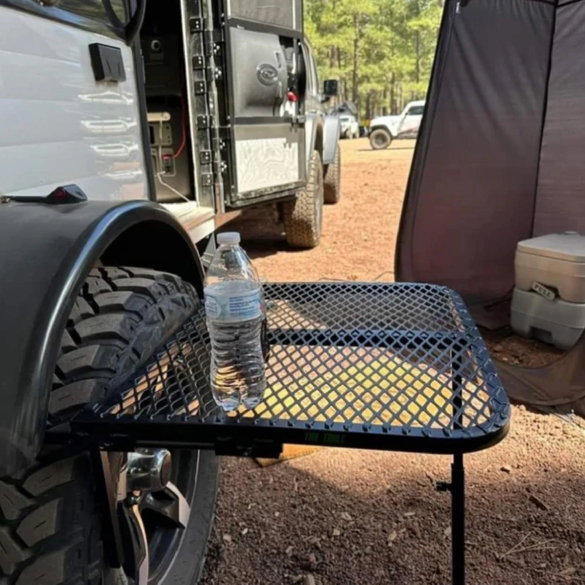 TailGater Tire Table Aluminum Small