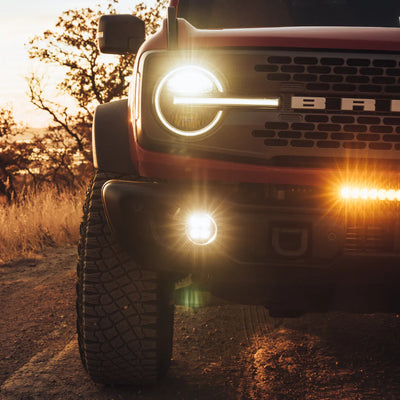 Heretic Ford Bronco (2021+) - LED Capable Bumper Fog Light Kit