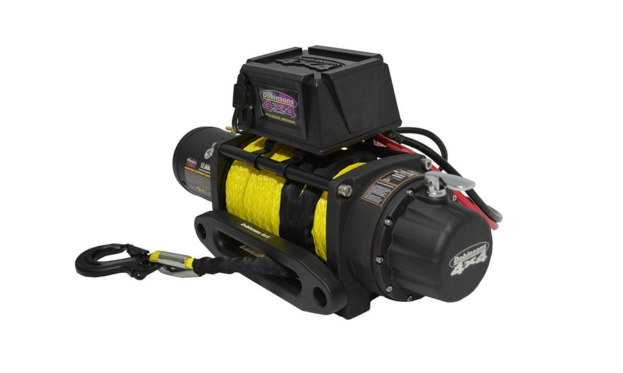 DOBINSONS 12000LB ELECTRIC WINCH WITH SYNTHETIC ROPE