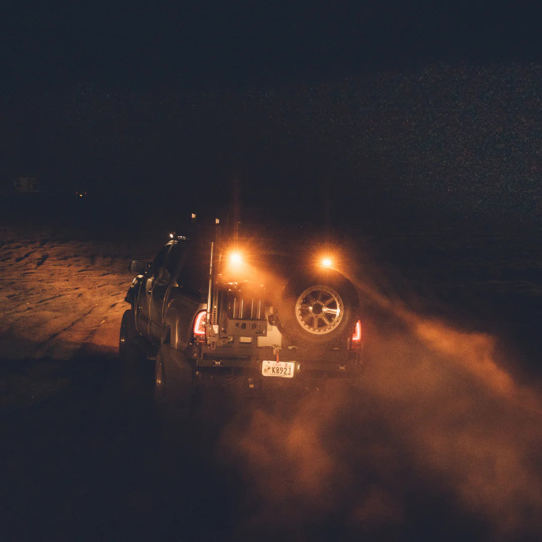 Heretic BA-2 Flush Mount Amber LED Pod Light - 2 Pack