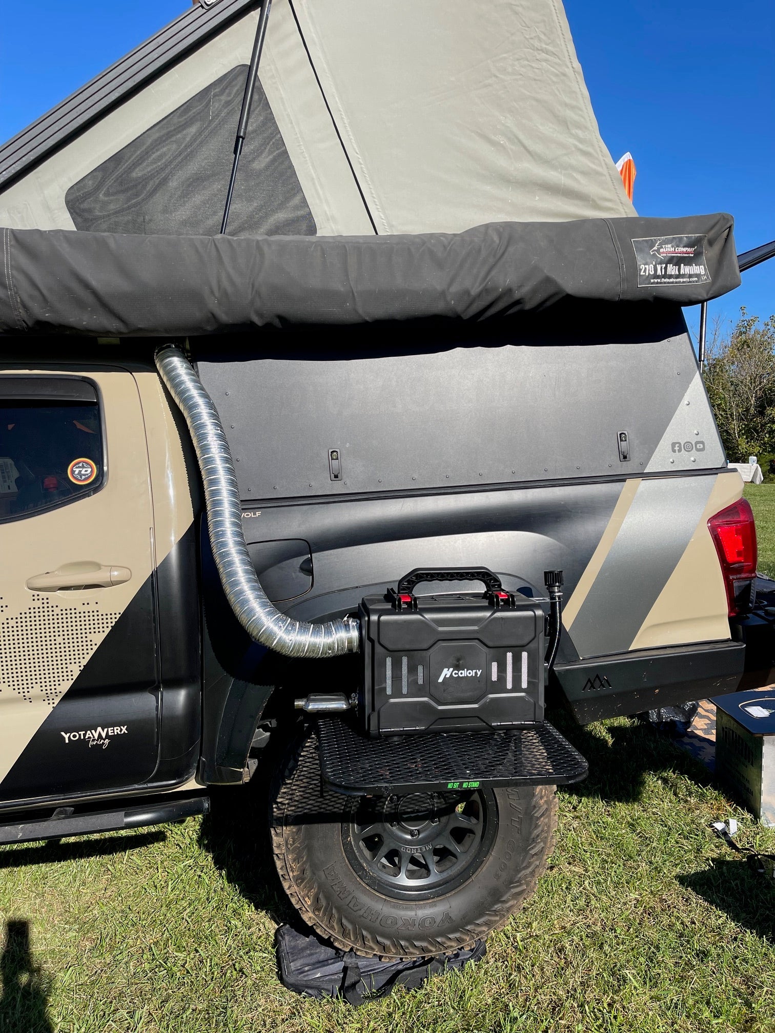 TailGater Tire Table Aluminum Small