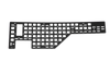 BODY ARMOR 4X4 JEEP GLADIATOR JT BED SIDE MOLLE SYSTEM (SINGLE UNIT) 2019-2023