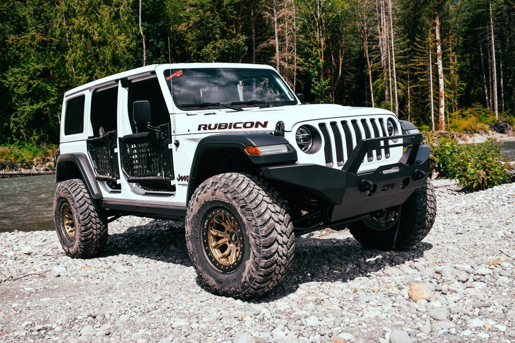 BODY ARMOR 4X4 JEEP WRANGLER JL & GLADIATOR JT FULL-WIDTH FRONT BUMPER (RUBICON MODEL ONLY ) 2018-2023