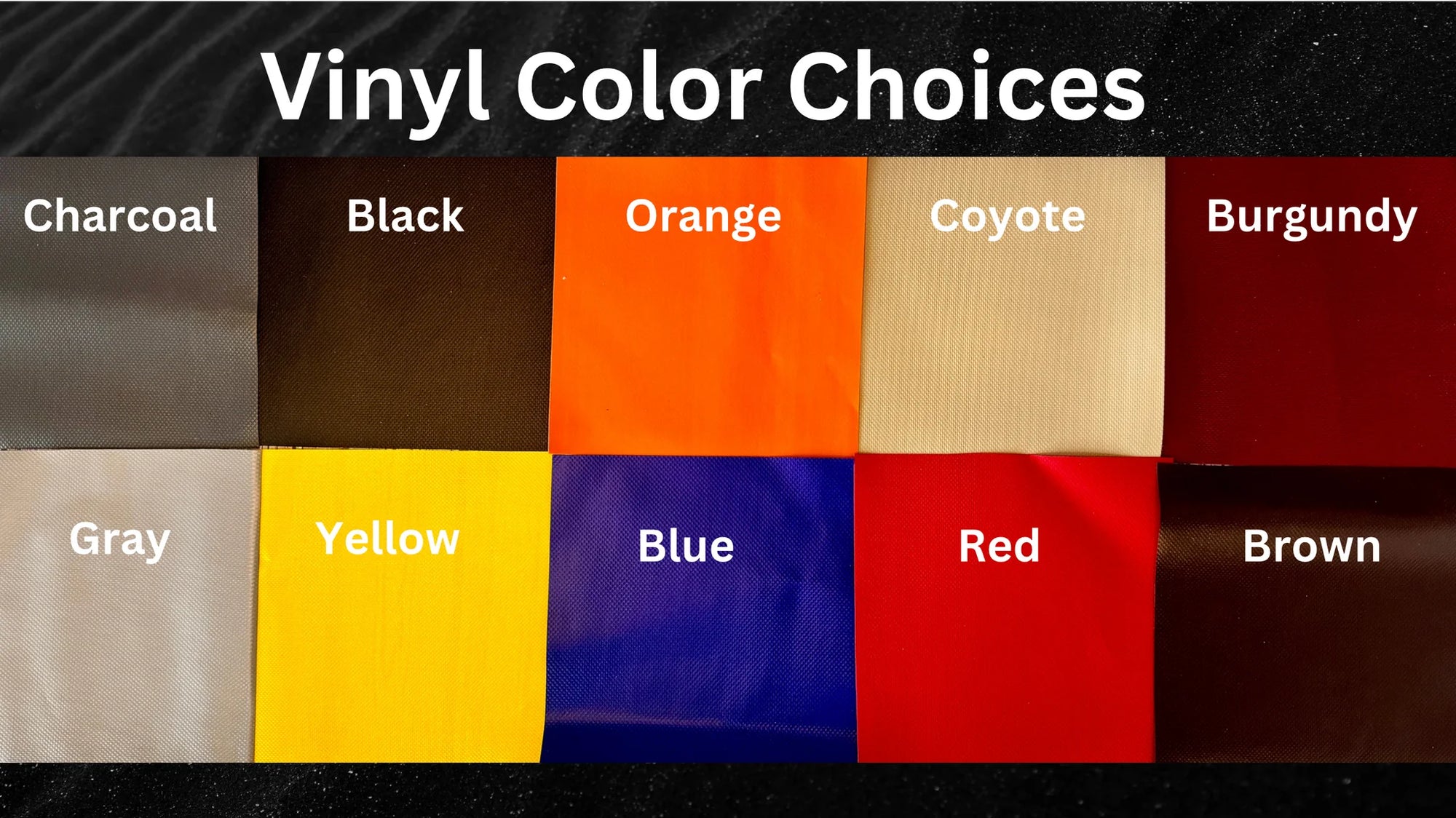 Overland Gear Guy Vinyl Covers Spare Tire Trash Bag