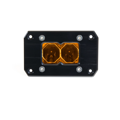 Heretic BA-2 Flush Mount Amber LED Pod Light