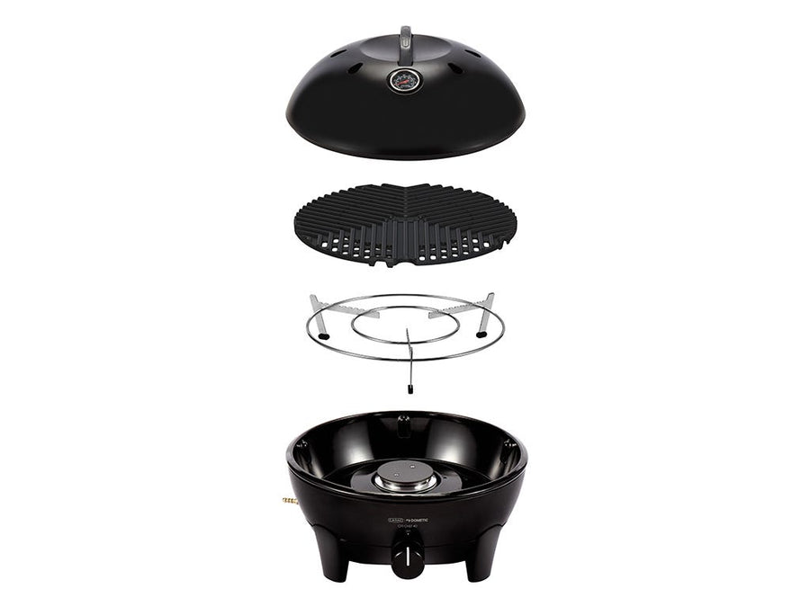 Cadac Citi Chef 40/ Black/ Portable 4 Piece/ Gas Barbeque/ Camp Cooker