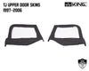 King 4WD Premium Upper Door Skins Black Diamond Passenger & Driver Side Jeep Wrangler TJ 1997-2006