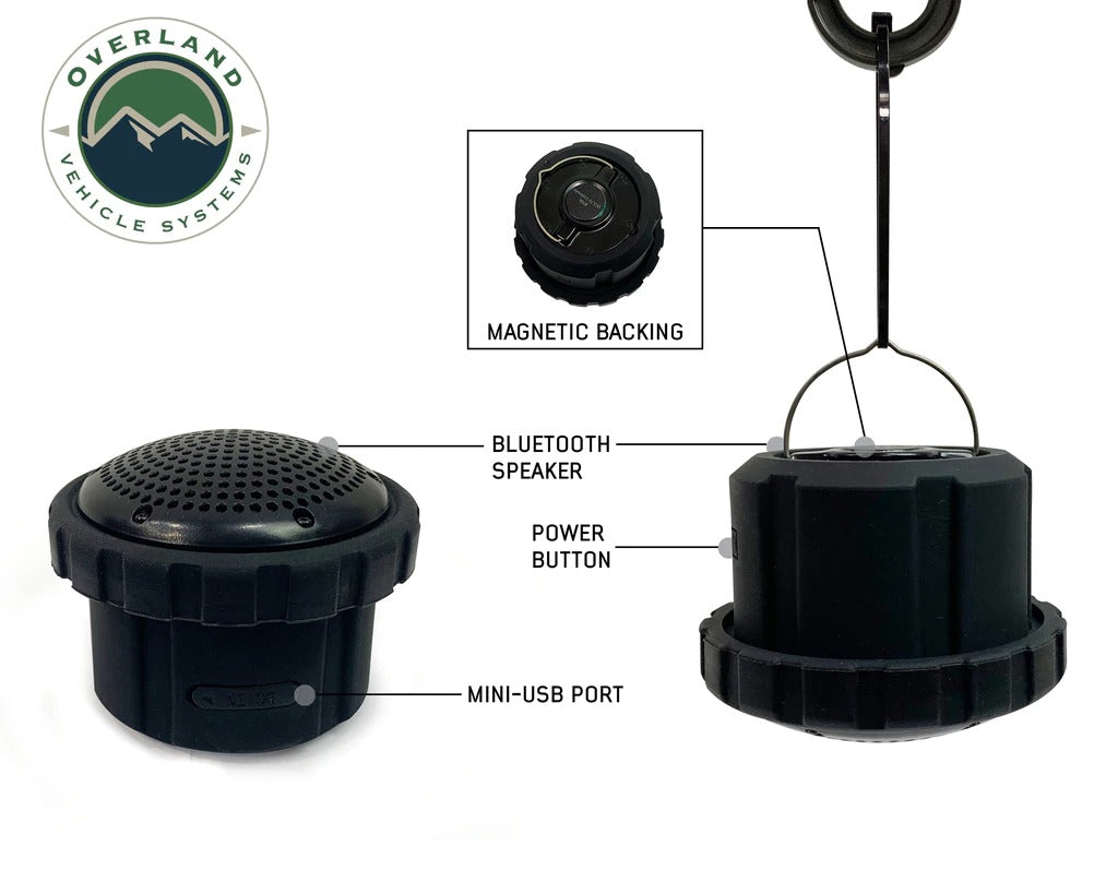 Overland Vehicle Systems Wild Land Camping Gear - UFO Solar Light  Pods & Speaker