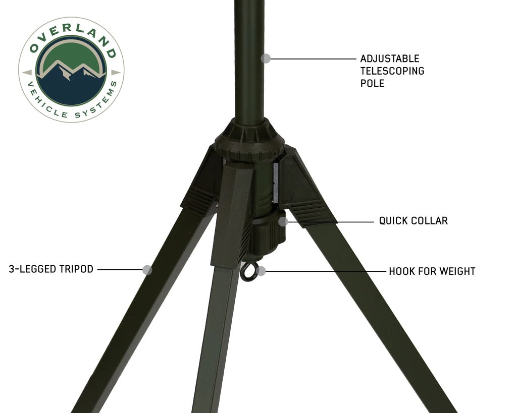 Overland Vehicle Systems Wild Land Camping Gear - UFO Solar Light  Pods & Speaker