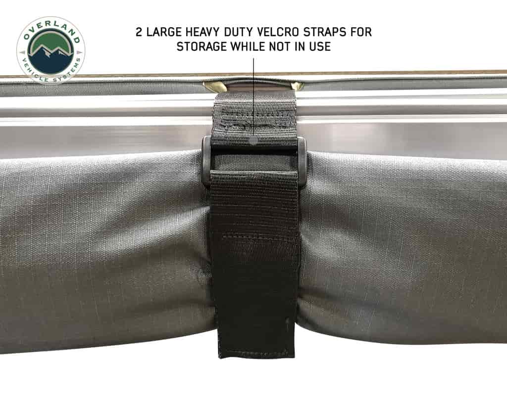 Overland Vehicle Systems Nomadic Awning 1.3 - 4.5' With Black Cover