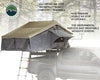 Overland Vehicle Systems Nomadic 3 Extended Roof Top Tent - Dark Gray Base With Green Rain Fly & Black Cover