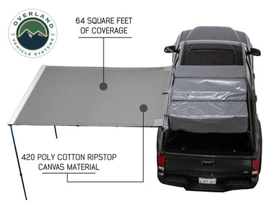 Overland Vehicle Systems Nomadic Awning 2.0 - 6.5' With Black Cover