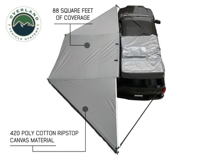 Overland Vehicle Systems Nomadic Awning 180 With Zip In Wall