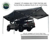 Overland Vehicle Systems Nomadic Awning 270 Driver Side Dark Gray Cover With Black Cover Universal