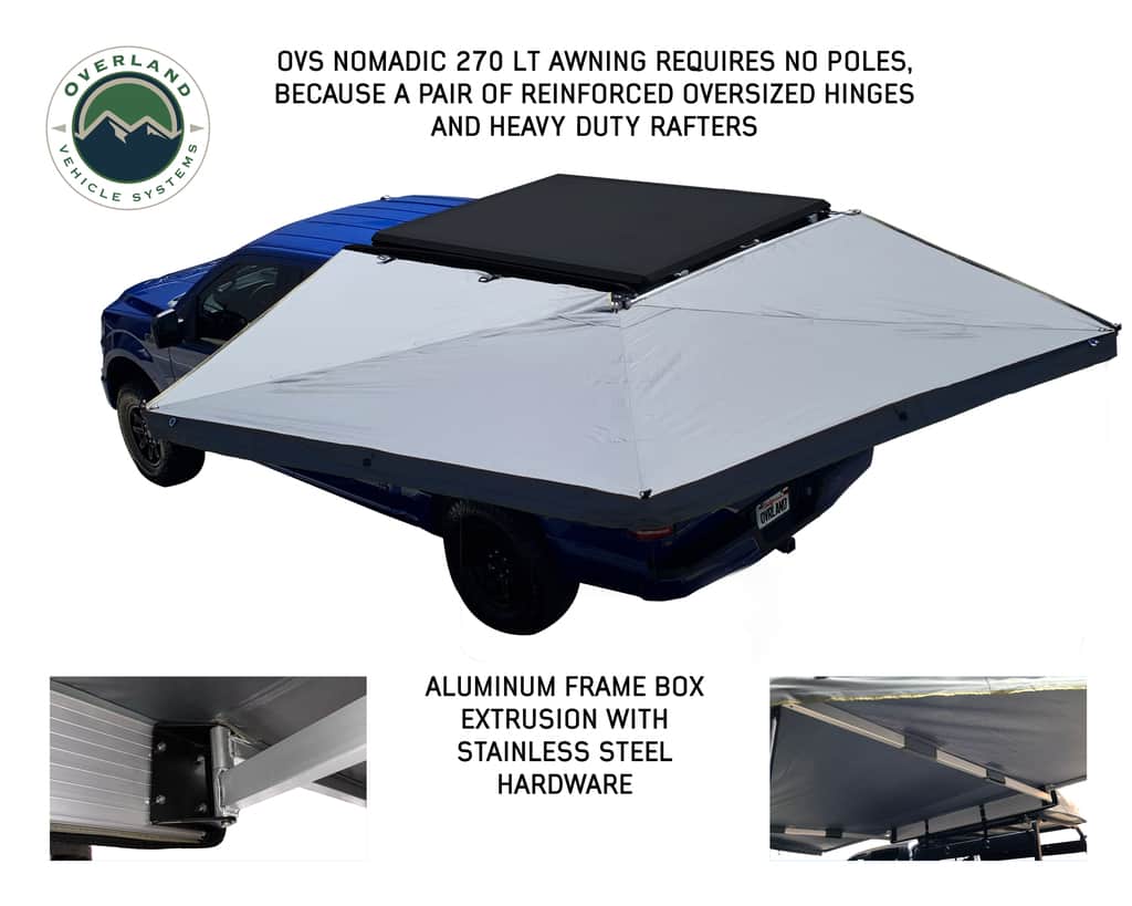 Overland Vehicle Systems Nomadic 270 LT Awning Driver Side