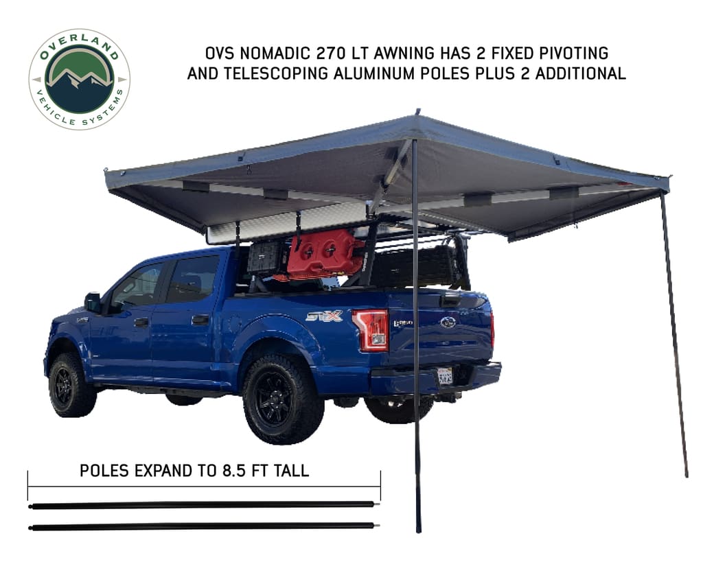 Overland Vehicle Systems Nomadic 270 LT Awning Driver Side