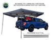 Overland Vehicle Systems Nomadic 270 LT Awning Passenger Side Dark Gray Cover With Black Cover Universal