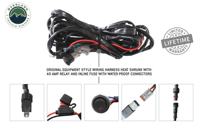 Overland Vehicle Systems EKO 40" LED/RGB Light With Switch, Harness & Mounting Hardware