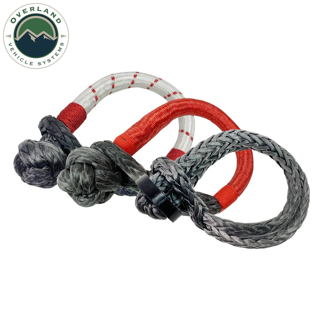 Overland Vehicle Systems 23” 5/8” Soft Recovery Shackle With A Breaking Strength of 44,000 lbs.