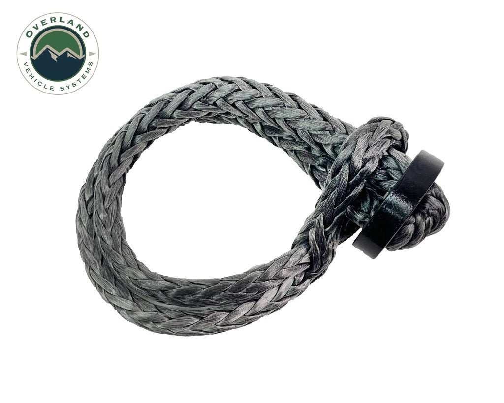 Overland Vehicle Systems Soft Shackle 7/16" 41,000 lb. With Collar 22" With Storage Bag Universal