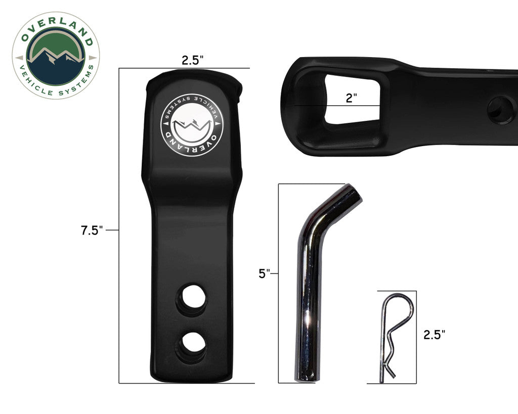 Overland Vehicle Systems Aluminum Receiver Mount for Soft Shackle