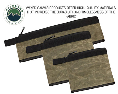 Overland Vehicle Systems Medium Bags - 3 Individual #12 Waxed Canvas