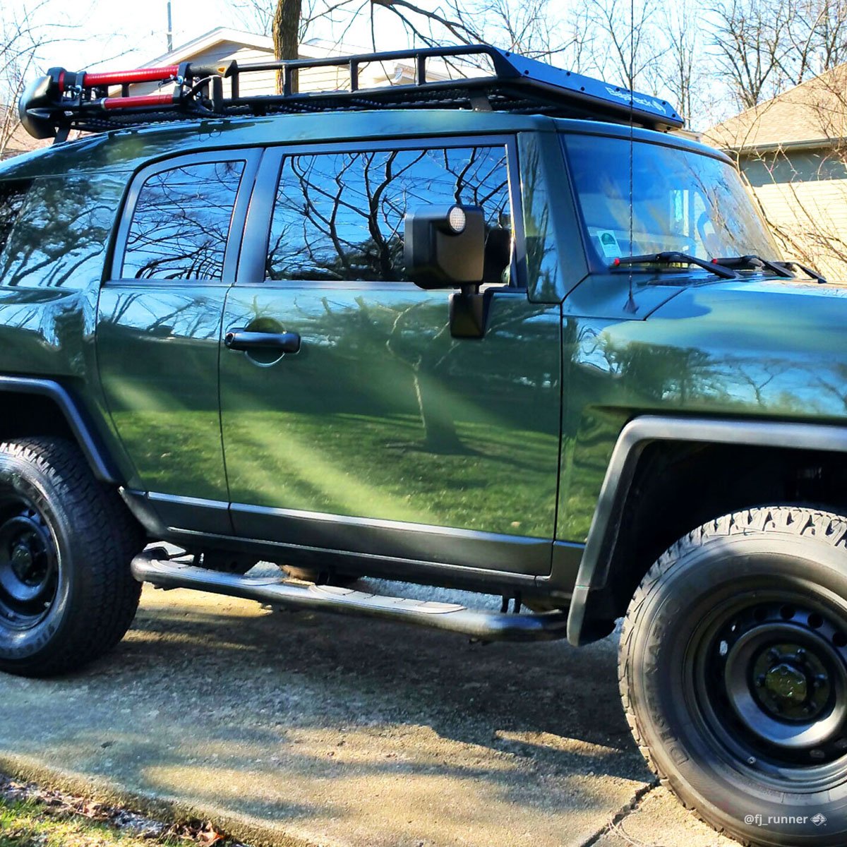 Fj cruiser roof rack basket hot sale