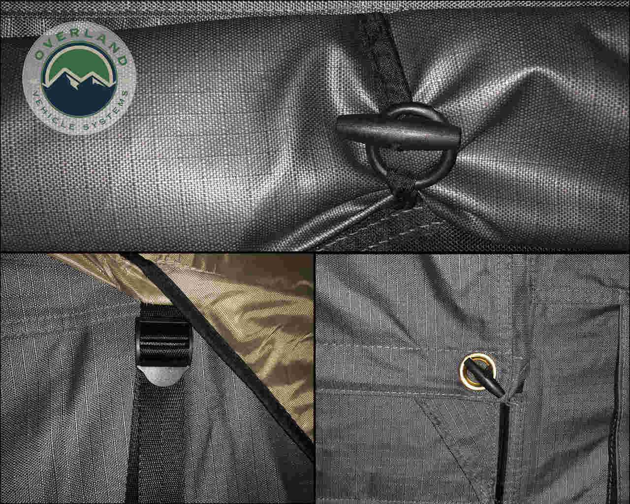 Overland Vehicle Systems Bushveld Hard Shell Roof Top Tent 4 Person