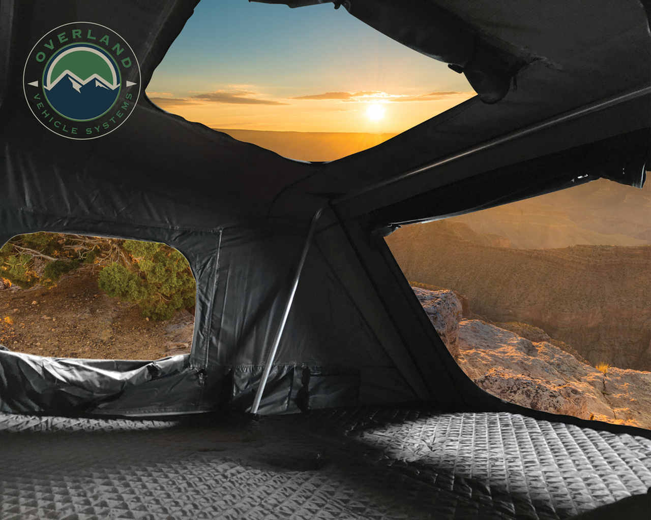 jeep roof tent inside Bushveld Hard Shell Roof Top Tent Overland Vehicle Systems