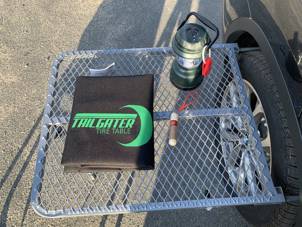 TailGater Tire Table Aluminum Medium