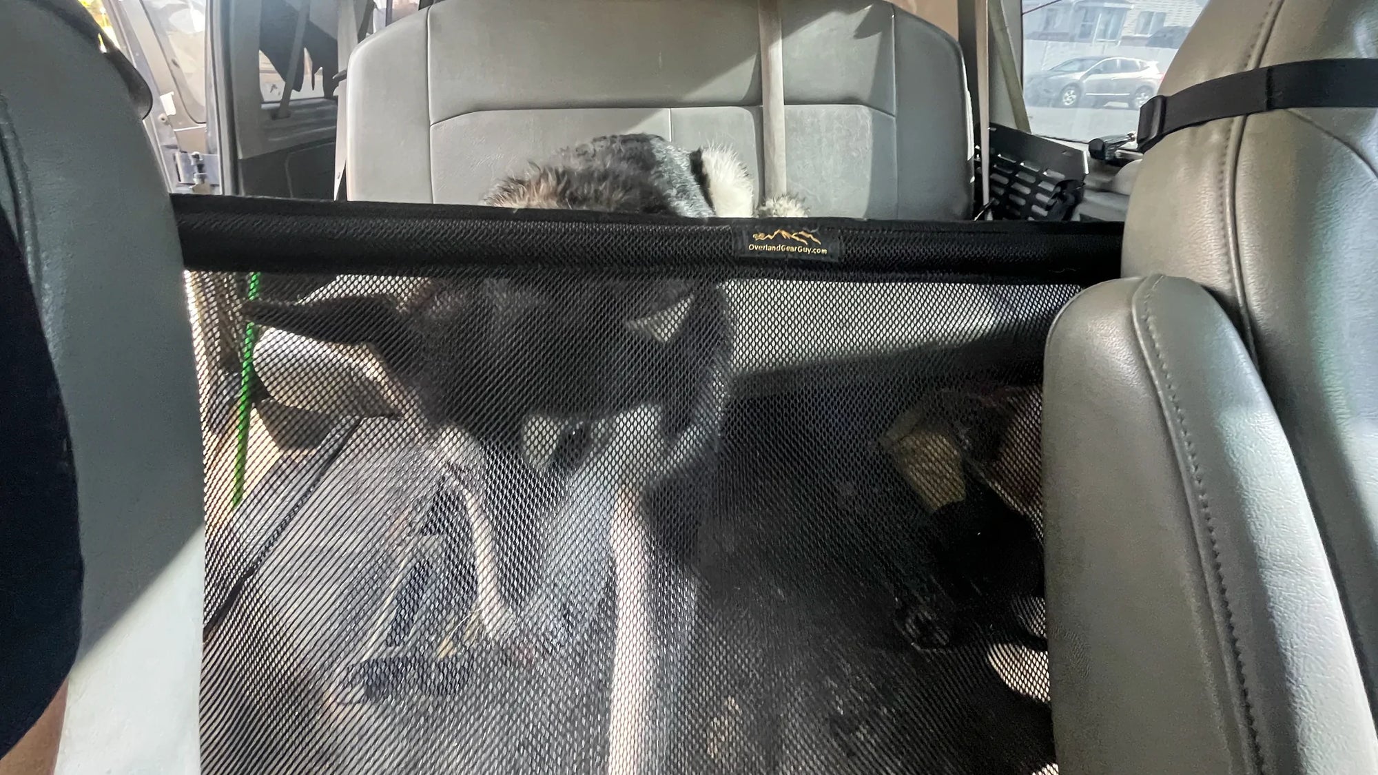 Overland Gear Guy Econoline Van Mesh Dog Barrier