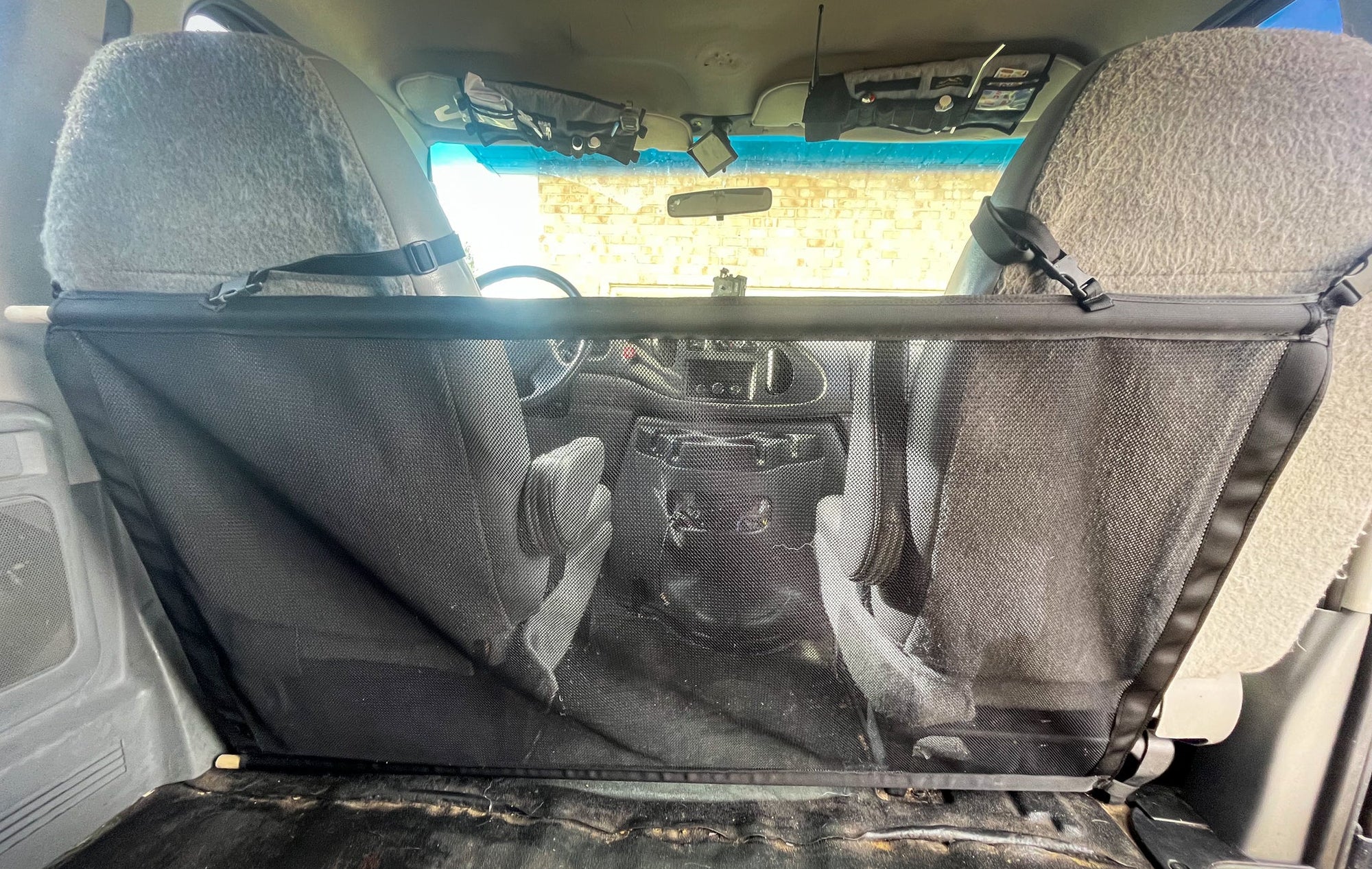 Overland Gear Guy Econoline Van Mesh Dog Barrier