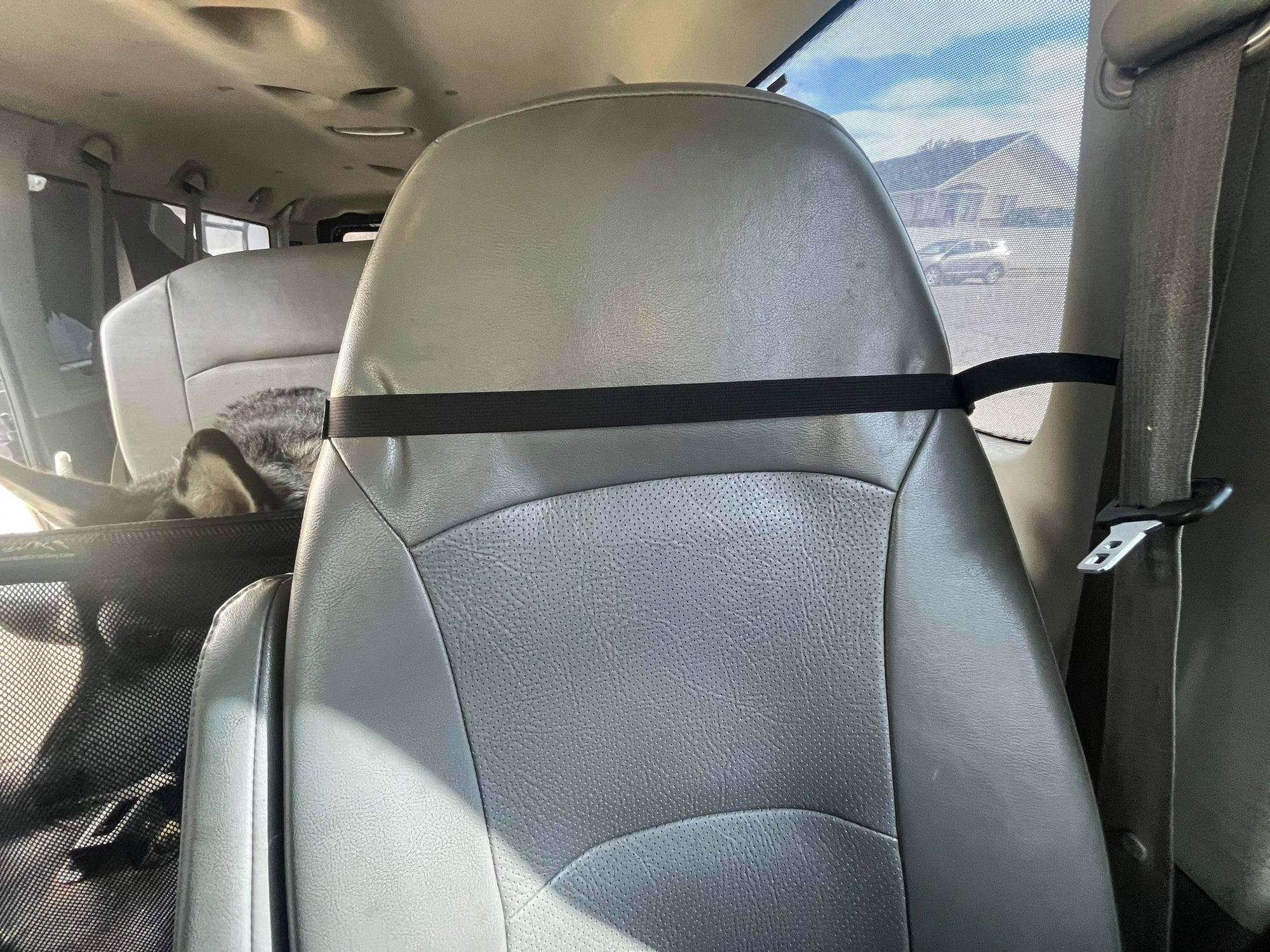 Overland Gear Guy Econoline Van Mesh Dog Barrier