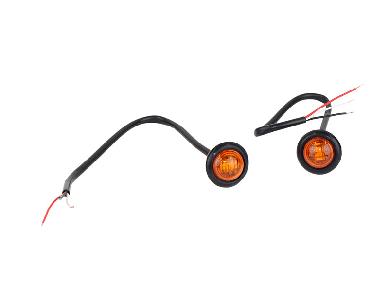 Fishbone Offroad 3/4" Amber LED's