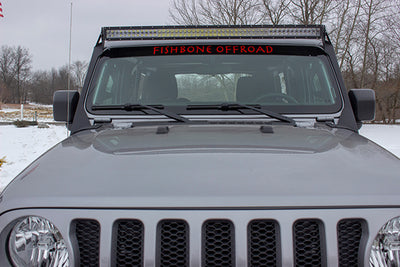 Fishbone Offroad Windshield Light Bracket