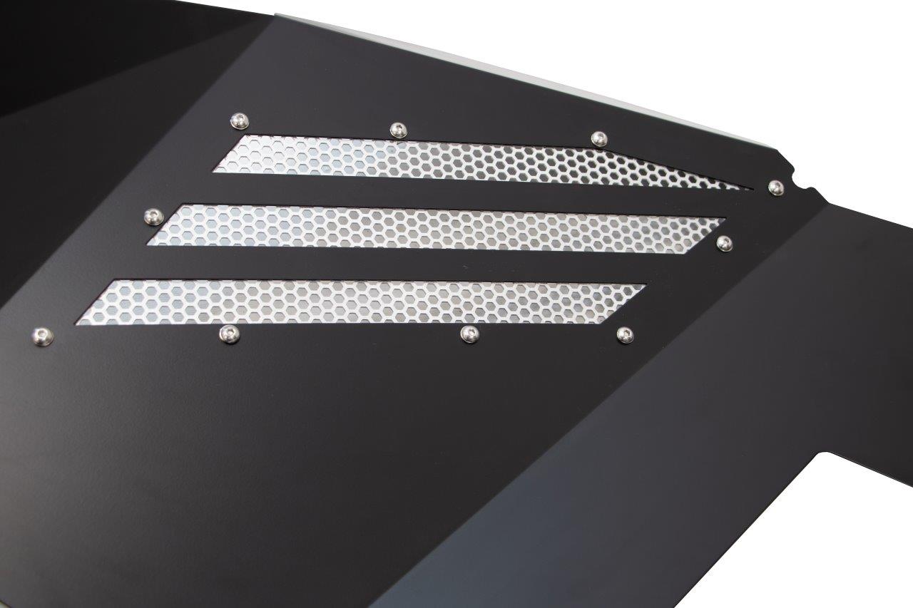 Fishbone Offroad Front JL Black Aluminum Inner Fenders